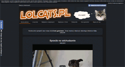 Desktop Screenshot of lolcats.pl