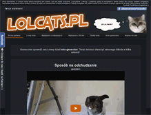 Tablet Screenshot of lolcats.pl